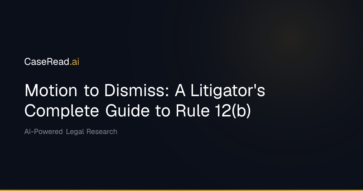 Rule 12(b)(2) Dismissals Without Prejudice: A Legal Strategy for Telecom Giants